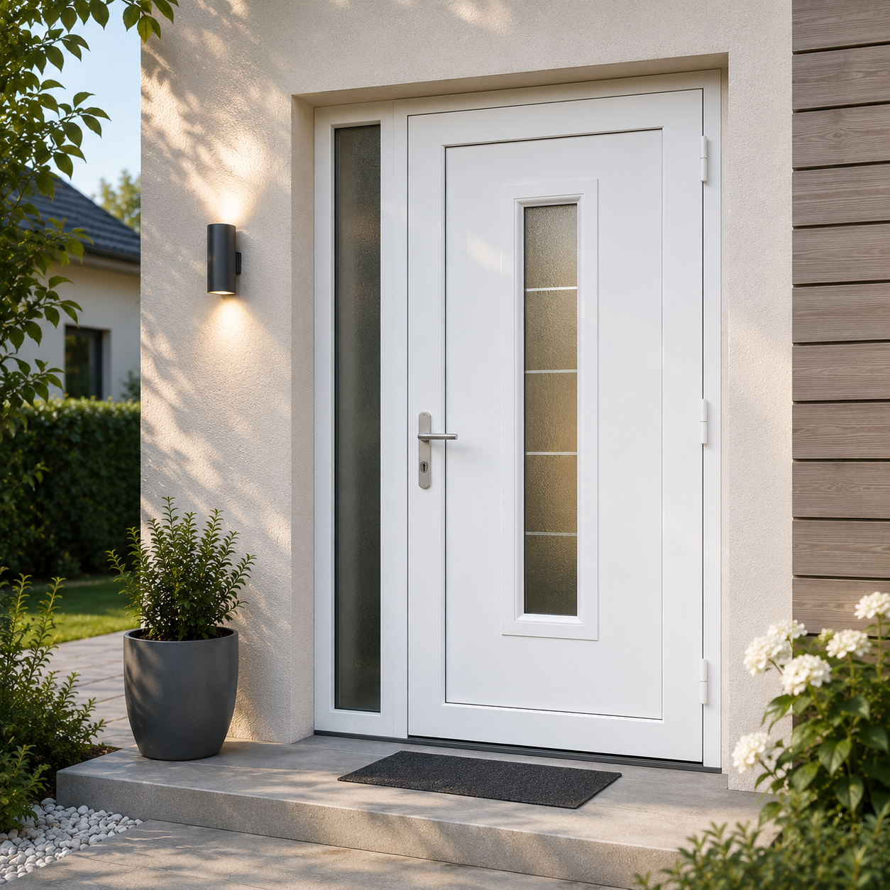 Porte d'entrée PVC