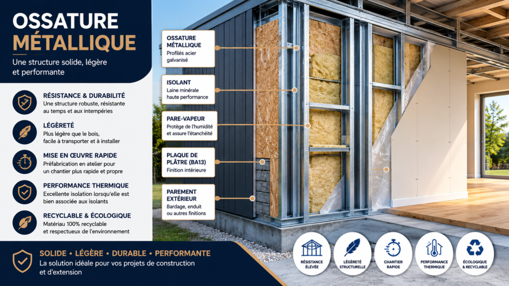 Ossature métallique